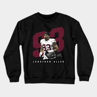 Jonathan Allen Washington Player Number Crewneck Sweatshirt